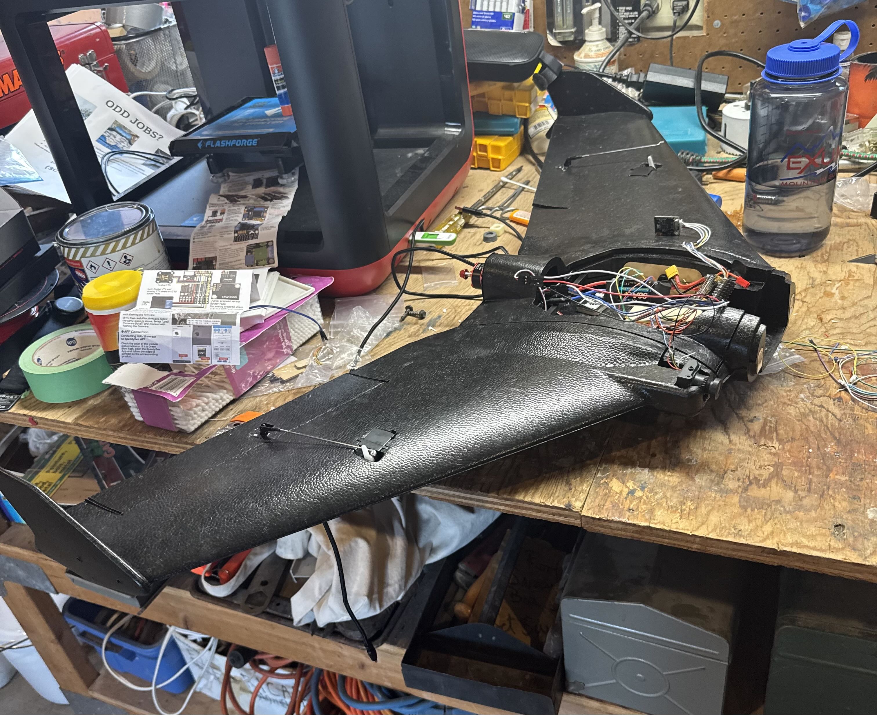 Autonomous FPV drone/wing test platform